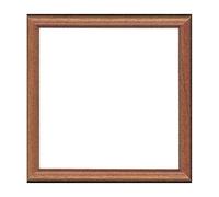 Vervaco Cadre de broderie en bois rectangulaire naturel 16 x 16 cm Support point de croix