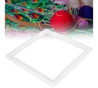 Cadre de Broderie, Fournitures de Point de Croix, Cadre en Plastique de Couture Rectangulaire, Cadre de Broderie de Forme Carrée, Cerceau de Bricolage, Point de Croix, Outil