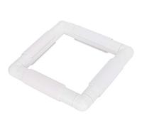 Cadre de Broderie Rectangle carré Cadre de Clip en Plastique pour la Broderie Point de Croix Quilting Aides à la Couture(15.2 x 15.2cm)