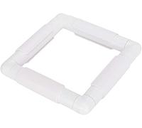 Cadre de Broderie Rectangle Carré en Plastique pour Point de Croix et Quilting, 20,3 x 20,3 cm