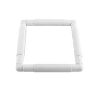Cadre de Broderie Rectangle Réglable, Support en Plastique pour Point de Croix, Couture et Peinture sur Soie, 20,3 x 20,3 cm