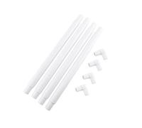 Cadre de Broderie Square, Cadre de Point de Croix en Plastique Cadre de Clip en Plastique Rectangle pour Point de Croix de Broderie (43.1*43.1cm)