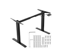 Cadre De Bureau Debout Hauteur Réglable 70-117cm Longueur 90-135cm Capacité 80kg