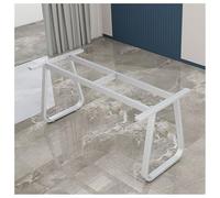Cadre de Bureau Rectangulaire en Métal Hauteur 28,3" Étanche Et Antirouille Base de Table Robuste Adapté Aux Tables à Manger/Bureaux/Bureaux/Tables de Réunion