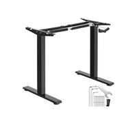 Cadre de bureau réglable en hauteur noir