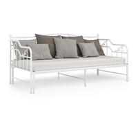 Cadre de canapé-lit extensible, 2 personnes, LEMON, sans matelas - blanc 90x200 cm 981