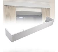 Cadre de cantonnière occultant à montage au plafond pour salon - 160 cm - Panneau de cantonnière sans rail - Design élégant pour décoration d'intérieur