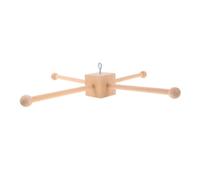 Cadre de Carillon à Vent pour Berceau de Bébé en Bois | Kit Mobile pour Berceau, Design Beige, Montage Facile, pour Chambre Bébé et Murs