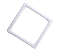 Cadre de cerceau de broderie polyvalent à clipser, facile à assembler pour les travaux d ' aiguille décoratifs, couture légère, outil de cerceau artisanal de voyage