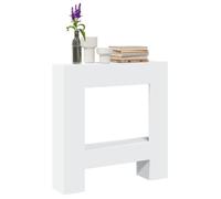 VidaXL Cadre de cheminée blanc 81x18x82 cm bois d'ingénierie