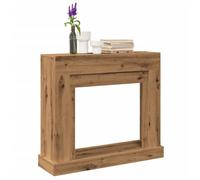 vidaXL Cadre de cheminée Chêne artisanal 100×30×87,5 cm Bois d'ingénierie
