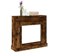 VidaXL Cadre de cheminée chêne fumé 100x30x87,5 cm bois d'ingénierie