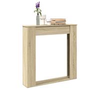 VidaXL Cadre de cheminée chêne sonoma 100x20x100 cm bois d'ingénierie