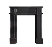 Cadre de cheminée électrique moderne, cadre, poêle, en bois, for armoire décorative, noir Manteau de cheminée(Petit)