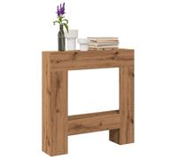 Cadre de cheminée - vidaXL - Artisanal - Bois d'ingénierie - 81x18x82 cm - Chêne artisanal