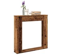 Cadre de cheminée vieux bois 100x20x100 cm bois d ingénierie