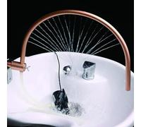 Cadre de Circulation d’Eau Head Spa pour Bac à Shampooing, Robinet de Bassin Spa Réglable à 180° avec Sortie Cascade, Équipement de Massage pour Salon, Barbier, Spa & Salon de Coiffure