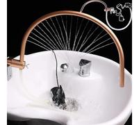 Cadre De Circulation D'eau De Spa De Tête, Équipement De Salon De Massage De Conception D'arc À 180 °, Support De Fixation De Bassin De Cascade De Circulation D'eau De Salon De Coiffure