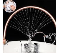 Cadre De Circulation d'eau Head Spa, Cadre D'équipement De Spa Réglable à 180 ° avec Pompe à Eau, Accessoires De Lit De Shampoing, Cadre De Sortie d'eau De Thérapie par l'eau, Cascade, équipement