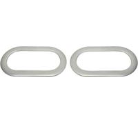 Cadre de clignotant Clignotants latéraux pour VW Sharan Seat Alhambra 1995-2010 Acier inoxydable 2x