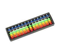Cadre de comptage 13 couleurs, abacus pédagogique pour les élèves primaires, perles glissantes, léger et portable, appareil d'entraînement mathématique, abacus pour les mathématiques
