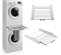 Cadre de connexion pour lave-linge/sèche-linge avec porte-serviettes