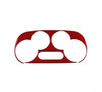 Cadre de contrôle CA en fibre de carbone compatible avec Fiat 500 modèles 2008 à 2024 et pour Abarth 595 2012-2024 (carbone rouge)