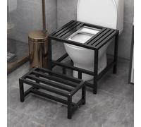 Cadre de conversion de WC avec repose-pieds, design antidérapant renforcé pour améliorer la posture et la digestion dans les toilettes standard