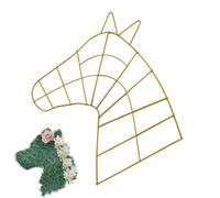 Cadre de couronne en métal - Cadres de couronne pour travaux manuels, cadre de couronne en fil métallique unique | Fournitures pour fabriquer des couronnes en forme de cadre de fil de Noël