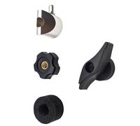 Cadre de cymbales de tambour électronique renforcé - Mécanisme d'installation rapide - Support d'écrou - Texture en nylon - Accessoires de support de cymbales électroniques