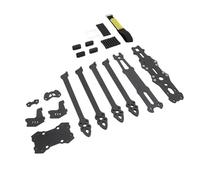 Cadre de Drone de Course V2, Kit de Cadre en Fibre de Carbone 367 Mm 8 Pouces pour Drone RC Freestyle, Kit de Cadre Quadrirotor pour Vols Longue Distance