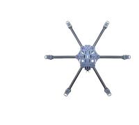 Cadre de Drone modulaire en Fibre de Carbone - Conception hexacoptère for FPV, de 11 à 14 Pouces, Compatible avec Les Vols Longue Distance(Six Axis 13 inch)