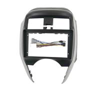 Cadre De Façade D'autoradio 2 DIN 9 Pouces pour Nissan pour Sunny pour Almera (2014-2018) avec Lecteur MP5 Et Audio À Conduite À Droite. Panneau D'autoradio(Frame and Cable)