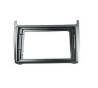 Cadre De Façade D'autoradio 2 DIN 9 Pouces pour VW pour Polo 2011-2016(Argent)