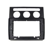 Cadre De Façade D'autoradio 2Din pour VW pour Touran 2004-2008 Climatisation Écran 10 Pouces Navigation Autoradio WEFOLCC(Black,Frame)