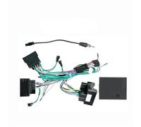 Cadre De Façade D'autoradio pour Mercedes pour Benz Classe SLK R171 W171 2004-2011 Faisceau d'alimentation Adaptateur Canbus WEFOLCC(High End Cables)