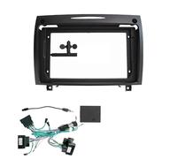 Cadre De Façade D'autoradio pour Mercedes pour Benz Classe SLK R171 W171 2004-2011 Faisceau d'alimentation Adaptateur Canbus(Frame and Cable)