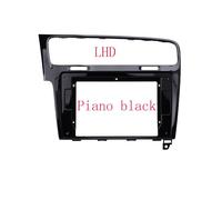 Cadre de façade d'autoradio stéréo 2 DIN 10,1" grand écran de navigation modifié/adapté au kit de panneau Volkswagen Golf 7#by-003 Cadre de Panneau Audio(Frame-A)