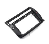 Cadre De Façade D'autoradio Stéréo 2 DIN pour Citroen pour C-Quatre 2004-2009, Grand Écran 9 Pouces(Black)