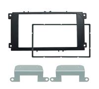 Cadre de façade de radio audio 2DIN compatible avec Mondeo 2007/C Max Kit de panneau de plaque frontale de garniture de tableau de bord #1720 Cadre de navigation