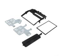 Cadre de façade de voiture 2DIN compatible avec Vivaro pour Plus Trafic II ABS en plastique double DIN Kit d'installation stéréo sans couture pour tableau de bord