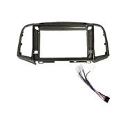 Cadre De Façade pour Autoradio Android 9 Pouces LHD Unité Centrale 2 DIN Cache De Tableau De Bord pour Toyota pour VENZA 2011 QAQMHVCVB(Frame with Cable)