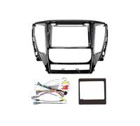 Cadre de façade Radio Montage Panneau Kit Adaptateur Android Radio Tableau Bord Cadre Voiture Carénage pour Mitsubishi pour Pajero pour Sport 2016-2020 2021(FrameA XP Set)