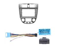 Cadre de façade Radio pour Chevrolet pour Optra 2004-2007 Cadre Fascia Adaptateur Décoder Radio Tableau Bord Câble Harnais Boîte Canbus 10 Pouces(Câble du Cadre A)