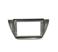 Cadre de façade Radio pour Mitsubishi pour Lancer IX 2005-2008 Autoradio Carénages Stéréo Tableau Bord Panneau Cadre 2 Din DVD GPS MP5 Housse Lecteur Android(Gray Frame B)