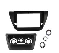 Cadre de façade Radio pour Mitsubishi pour Lancer IX 2005-2008 Autoradio Fascias Android MP5 Stéréo Lecteur Unité Principale Panneau Tableau Ligne Cadre Installation(Black Frame Control)