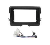 Cadre de façade Radio pour Toyota pour Reiz pour Mark X 2010-2013 9 Pouce Voiture Frame Fascia Adaptateur Boîte Canbus Décodeur Radio Tableau Bord Panneau Kit(Frame Cable-Matte)