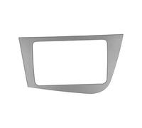 Cadre de façade stéréo pour Radio Dash Compatible avec Seat 2005-2011, Conduite à Gauche, Garniture de Panneau pour Lecteur DVD GPS 2 DIN, Lunette de Console intérieure en ABS