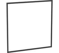 Cadre de finition pour armoire de toilette Geberit ONE, montage encastré, 75 cm, 505.842.00, 505842003, Couleur: Noir Mat - CM
