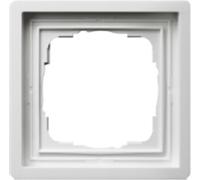 Cadre de finition simple Gira 0211112 blanc pur